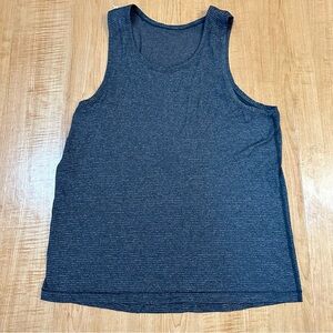 Lululemon Men's Grey Sleeveless Muscle Running Tank Top Size S